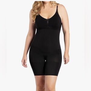 Curveez Black Shapewear Bodysuit